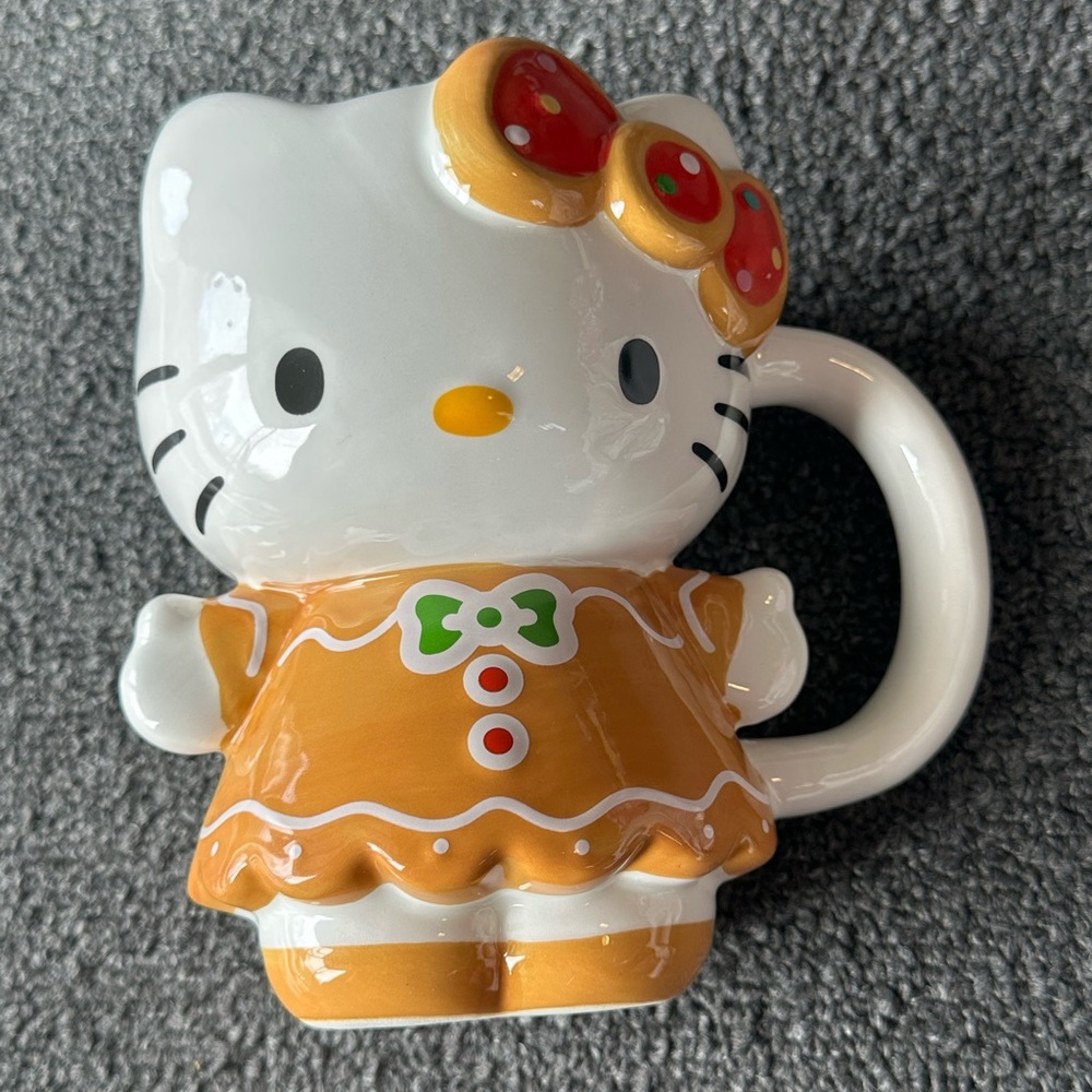 Hello Kitty Gingerbread Christmas Ceramic Mug
